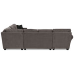 Althea 4-Piece Sectional with Left-Facing Chaise - Charcoal