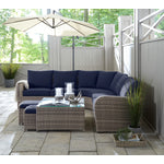Melville Two- 3-Piece Outdoor Sectional - Navy