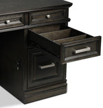 Copley 3-Piece Executive Desk - Deep Grey