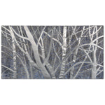White Winter Canvas Painting (60" X 30")