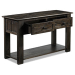 Gable Sofa Table - Weathered Charcoal
