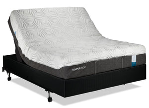 Tempur-Pedic Embrace 2.0 Plush Queen Mattress and Adjustable Head-Up Base Set