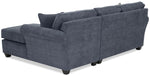 Althea 2-Piece Sectional with Right-Facing Chaise - Navy