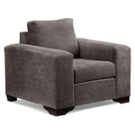 Fava 2 Pc. Living Room Package W/ Chair - Grey