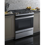 GE Premium Stainless Steel Appearance Slide-In Gas Range (5.4 Cu. Ft.) - JCGSS66SELSS