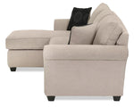 Althea 2-Piece Sectional with Left-Facing Chaise - Mocha