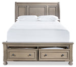 Windchester 3-Piece Queen Storage Bed - Grey