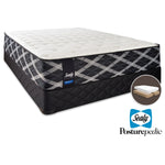 Sealy Thoughtful Hybrid Firm Queen Mattress and Split Boxspring Set