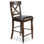 Kingstown 7-Piece Counter Height Dining Room Set - Chocolate
