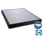 Sealy Charcoal Luxe Full Low-Profile Boxspring