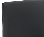 Kate Dining Side Chair - Charcoal/Chrome