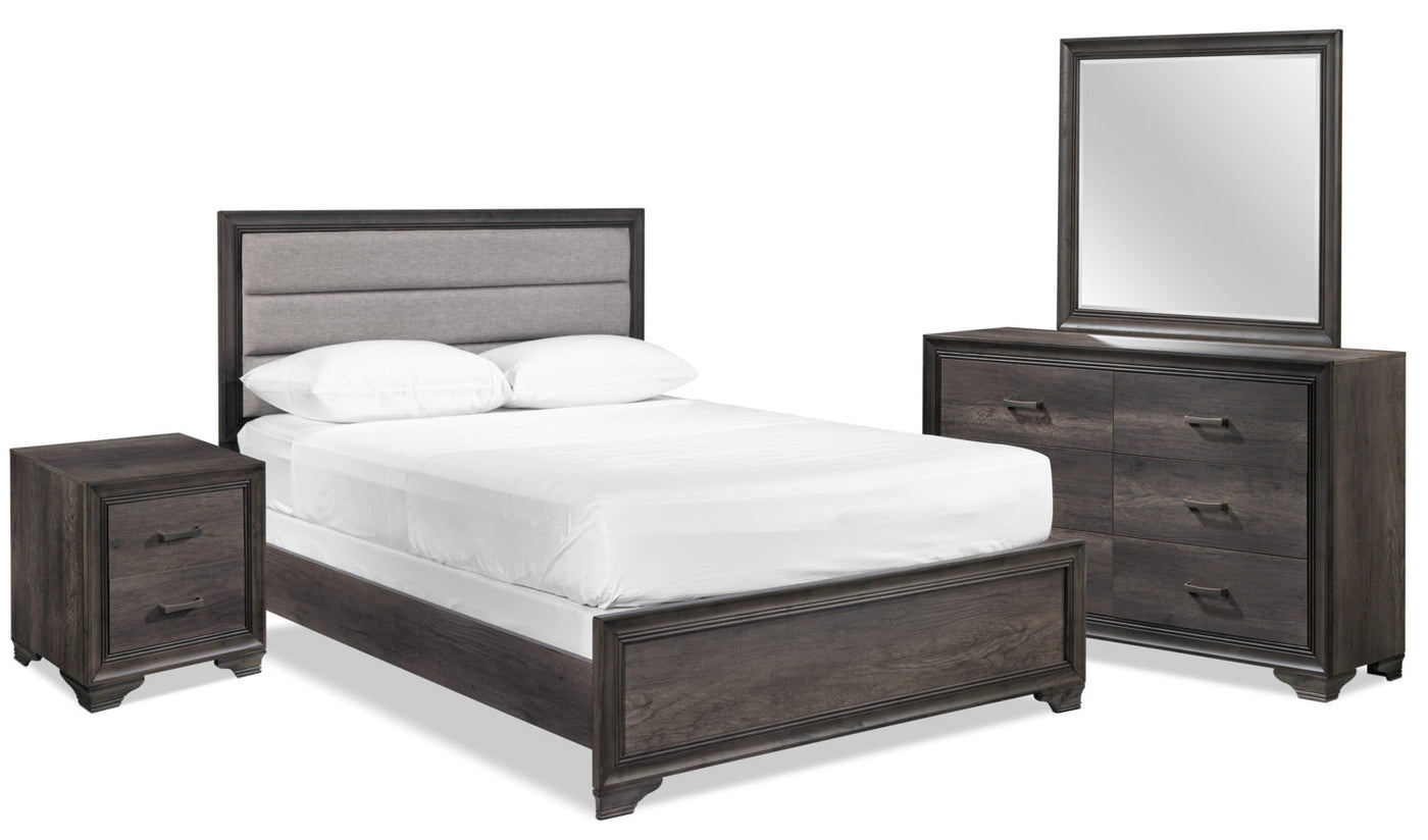 Sophie 6-Piece King Bedroom Set - Weathered Grey