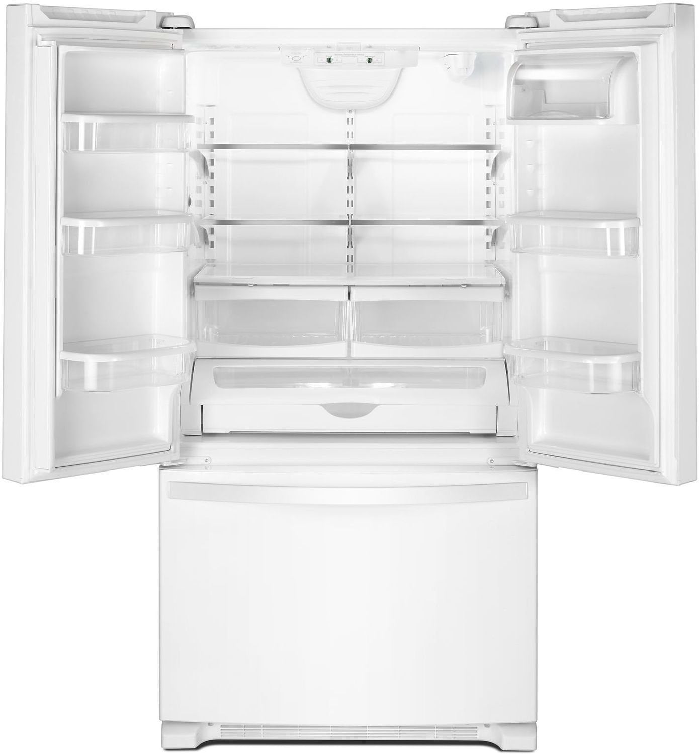 Whirlpool White Counter-Depth French Door Refrigerator (20 Cu. Ft.) - WRF540CWHW