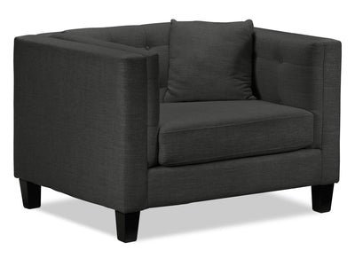Astin Chair and a Half - Dark Grey