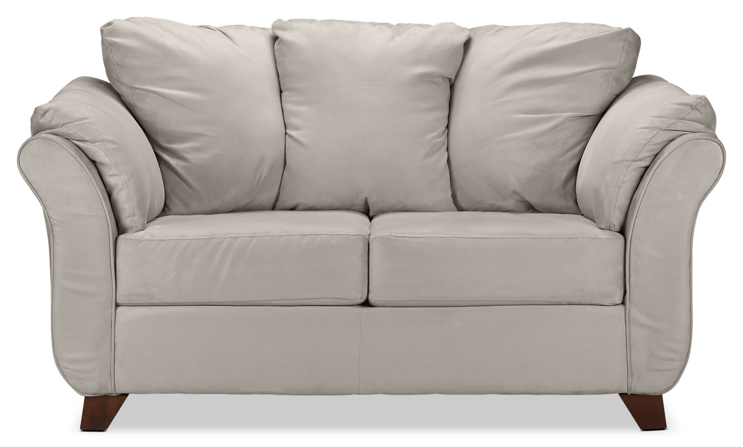 Collier Sofa and Loveseat Set - Silver Grey