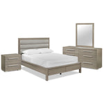 Bay Hill 6-Piece Queen Storage Bedroom Set - Grey