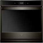 Whirlpool Black Stainless Steel Electric True Convection Wall Oven (4.3 Cu. Ft.) - WOS72EC7HV