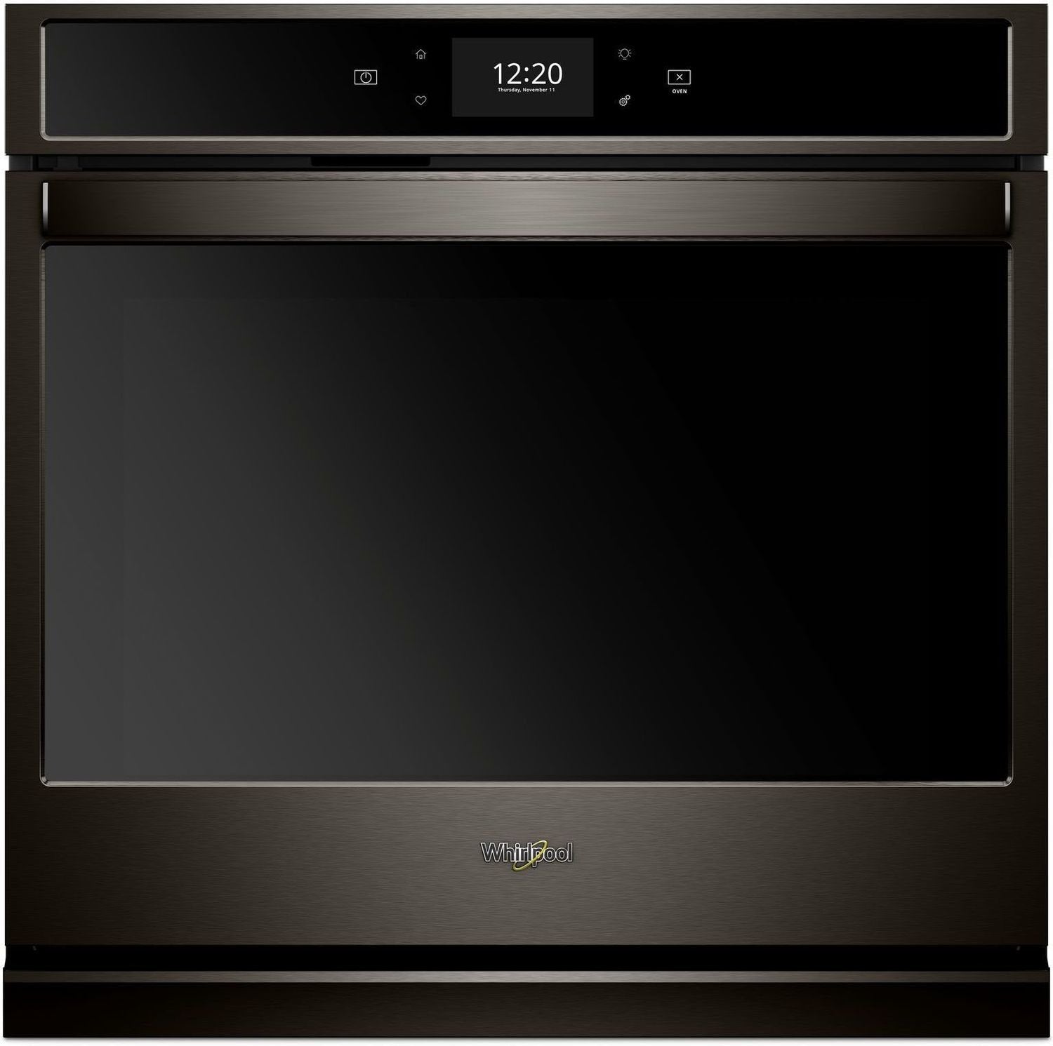 Whirlpool Black Stainless Steel Electric True Convection Wall Oven (4.3 Cu. Ft.) - WOS72EC7HV