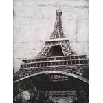 Eiffel Tower Metal Canvas Print (36" X 48")