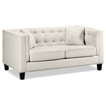 Astin Sofa and Loveseat Set - Wheat
