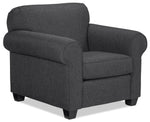 Aristotle Sofa and Chair Set - Graphite