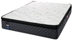 Sealy Pathos Plush Queen Mattress and Low-Profile Boxspring Set