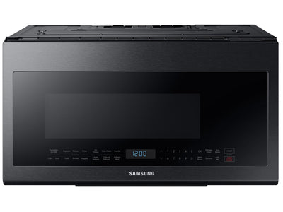Samsung Black Stainless Steel Over-the-Range Microwave (2.1 Cu. Ft.) - ME21M706BAG/AC