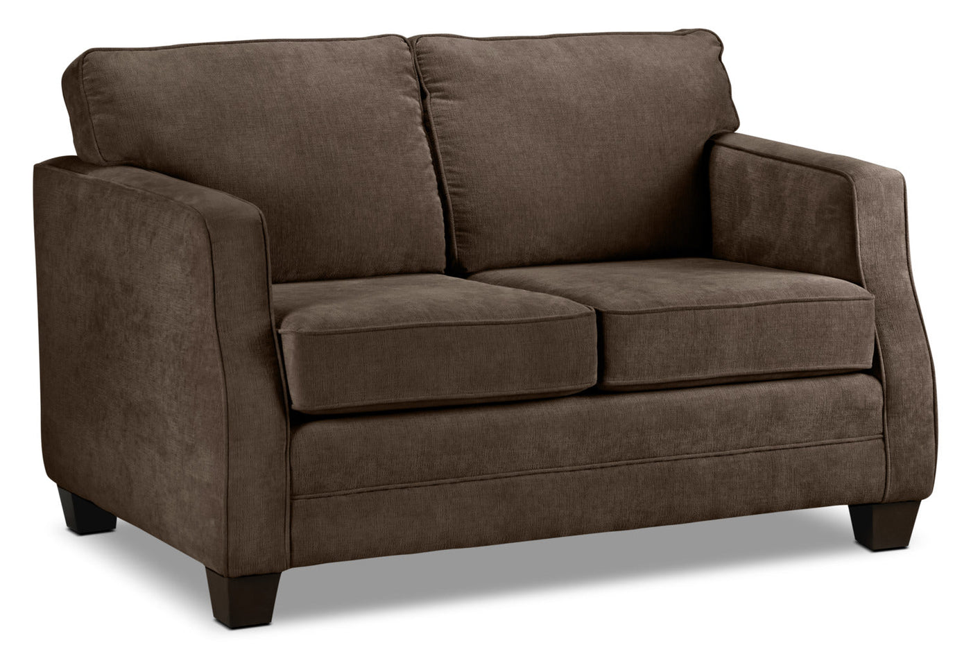 Agnes Sofa and Loveseat Set - Chocolate