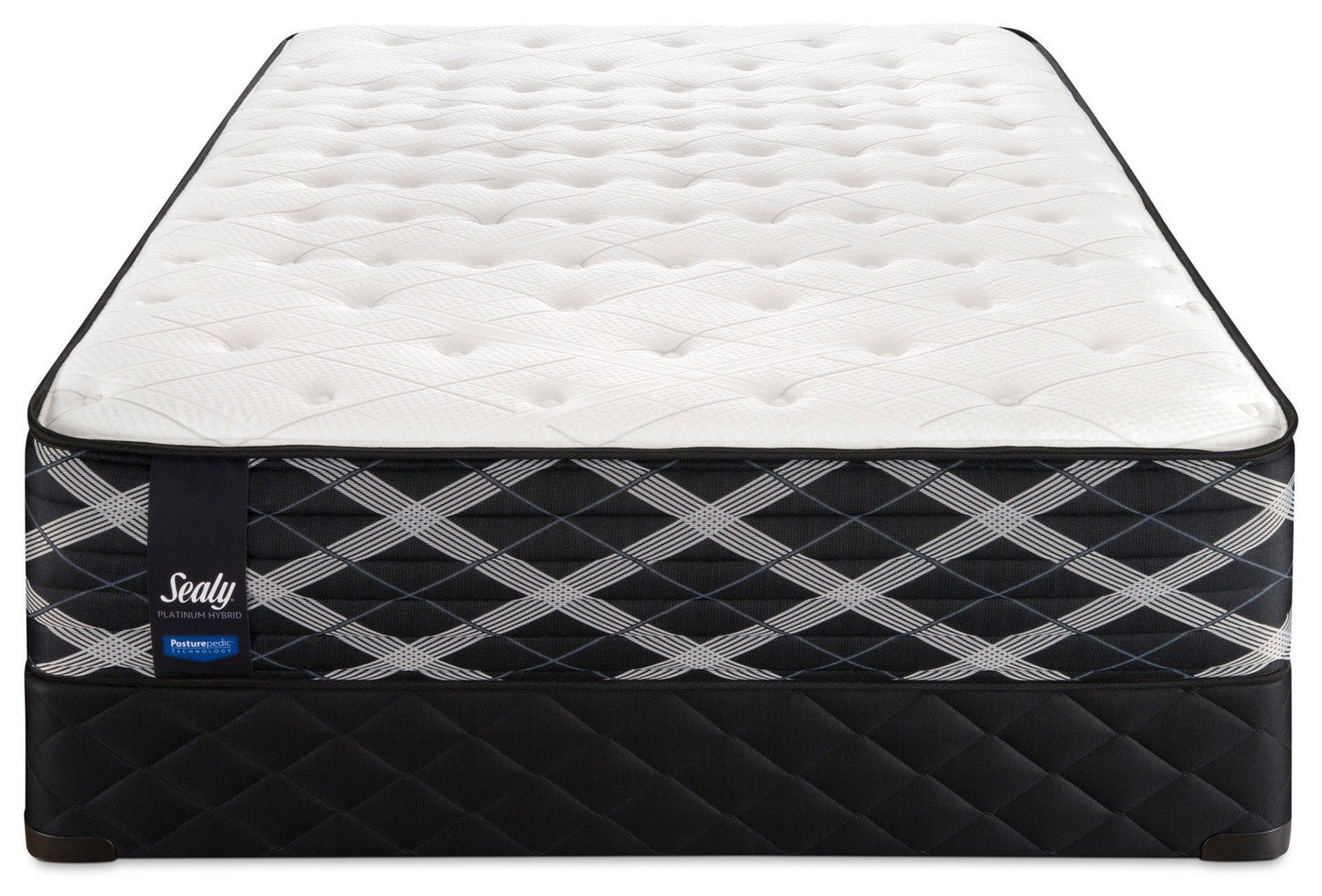 Sealy Thoughtful Hybrid Firm Queen Mattress and Split Boxspring Set