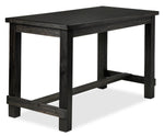 Jackson 5-Piece Counter-Height Dining Set - Dark Grey and Cream
