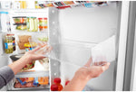 Whirlpool Black Stainless Steel Side-by-Side Refrigerator (25 Cu. Ft.) - WRS325SDHV
