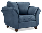 Collier Sofa, Loveseat and Chair Set - Cobalt Blue