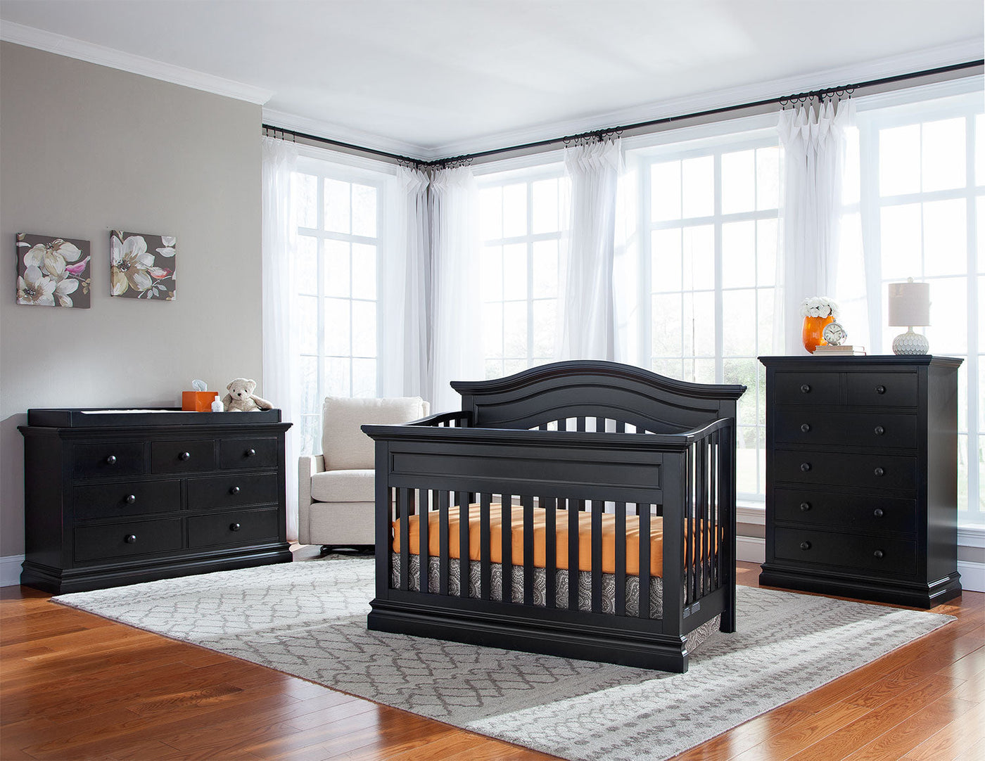 Cameron 7 Drawer Dresser - Black