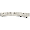 Astin Sofa, Loveseat and Chair and a Half Set - Wheat
