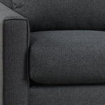 Athina 2-Piece Sectional with Left-Facing Queen Sofa Bed - Charcoal