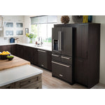 KitchenAid Black Stainless Steel French Door Refrigerator (25.8 Cu. Ft.) - KRMF706EBS