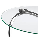 Axis End Table - Chrome