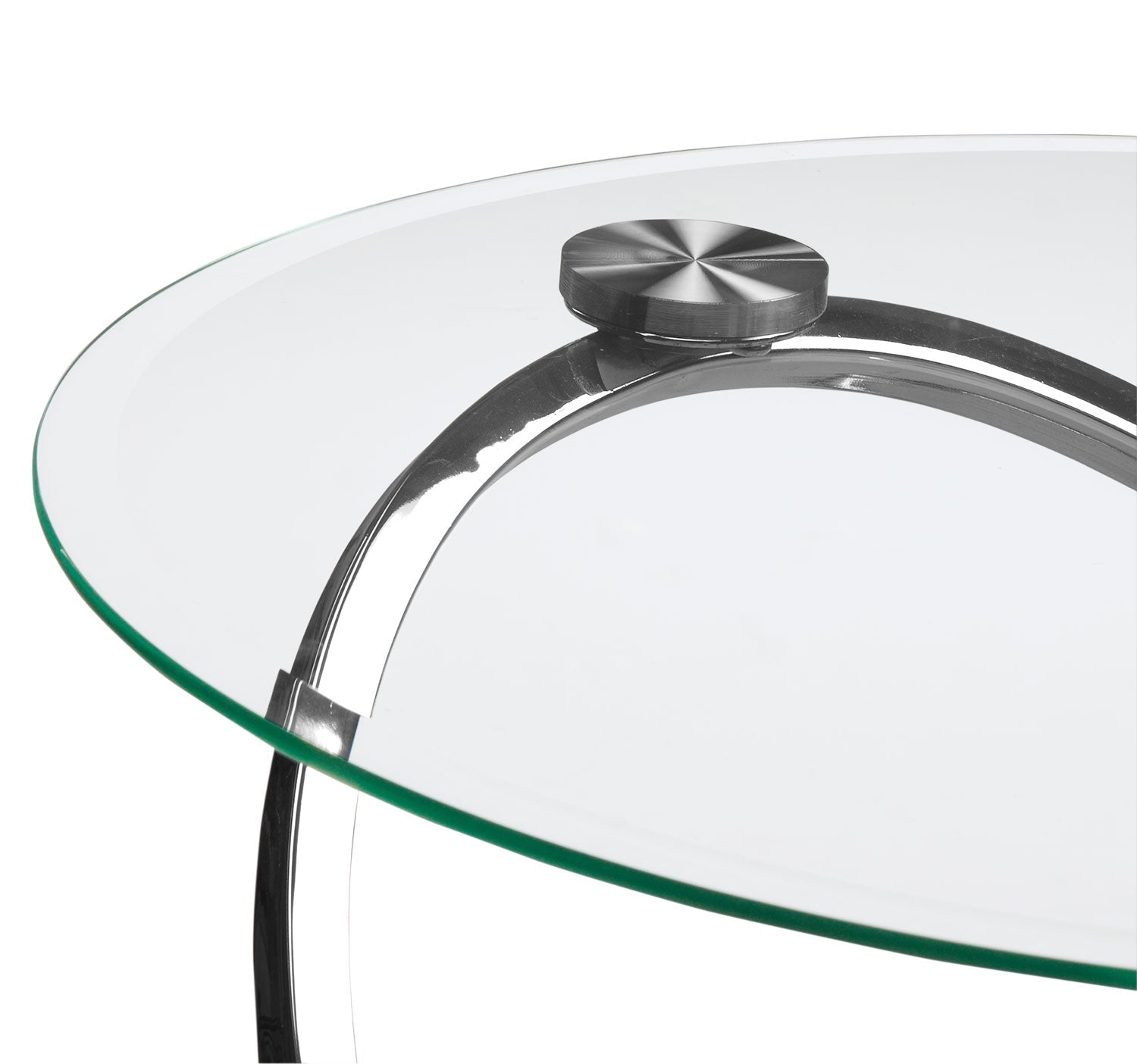 Axis End Table - Chrome