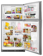 Whirlpool Stainless Steel Top-Freezer Refrigerator (21.3 Cu. Ft.) - WRT541SZDM