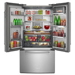 KitchenAid Stainless Steel Counter-Depth French Door Refrigerator (23.8 Cu. Ft.) - KRFC704FPS