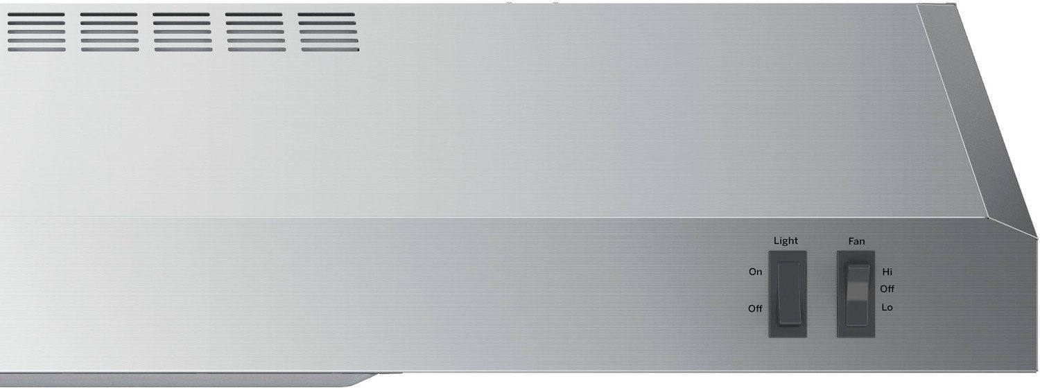 GE Stainless Steel 30" 200 CFM Under-the-Cabinet Range Hood - JVX3300SJSSC