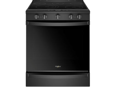 Whirlpool Black Slide-In Electric True Convection Range (6.4 Cu. Ft.) - YWEE750H0HB