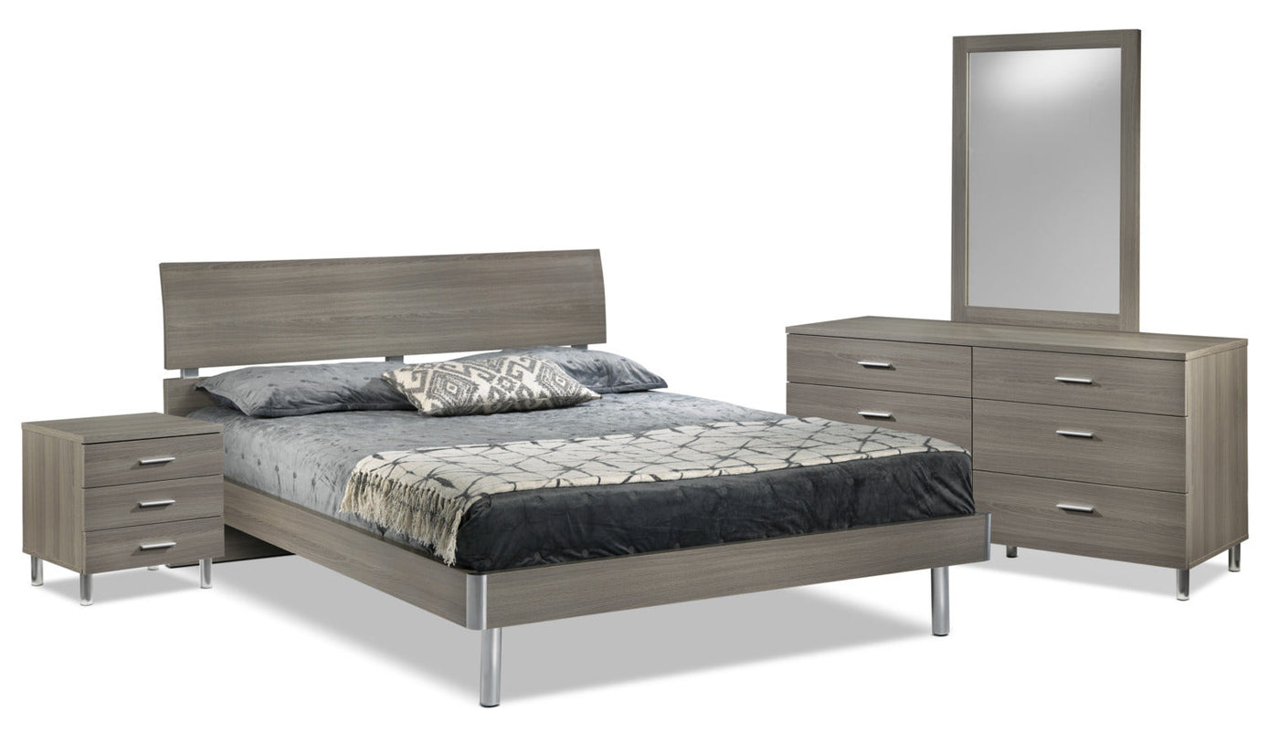 Bellmar 6-Piece King Bedroom Set - Grey