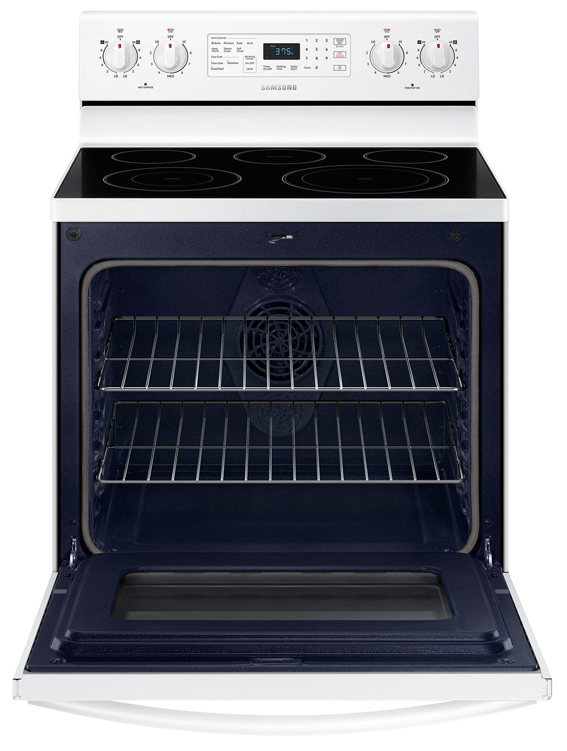 Samsung White Freestanding Electric Convection Range (5.9 Cu. Ft.) - NE59M4320SW/AC