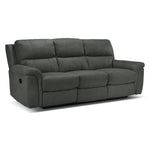 Roarke Reclining Sofa and Recliner Set - Charcoal