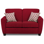 Ashby 2 Pc. Living Room w/ Loveseat - Red