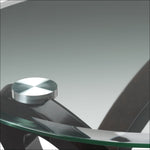 Atomic End Table - Brown Cherry