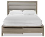 Bay Hill 3-Piece King Storage Bed - Grey