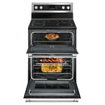 Maytag Stainless Steel Freestanding Electric Double Oven Range (6.7 Cu. Ft.) - YMET8800FZ