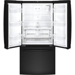 GE Black Counter-Depth French Door Refrigerator (18.6 Cu. Ft.) - GWE19JGLBB